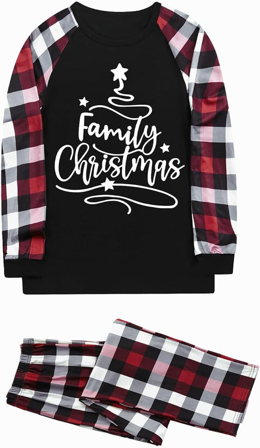 Christmas Pajamas for Family Christmas Pjs Family Pjs Matching Sets With Pocket