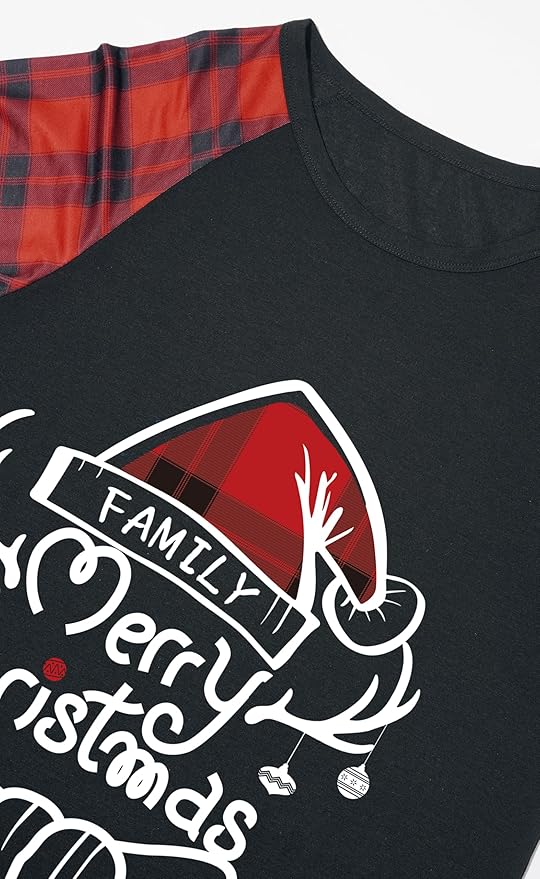 Family Christmas Match Pajamas Set Christmas Family Matching Pjs Sets With Pocket