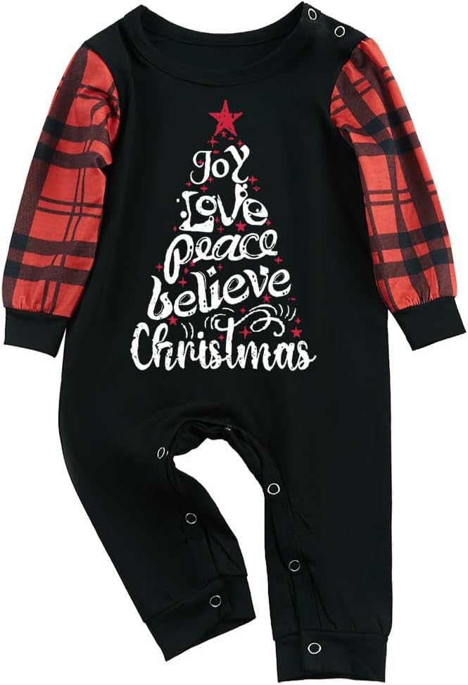 Christmas Pajamas for Family Christmas Pjs Family Pjs Matching Sets With Pocket