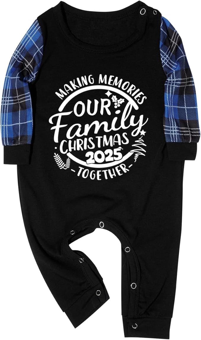 Family Christmas Match Pajamas Christmas Family Pjs Matching Sets With Pocket