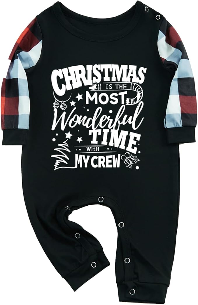 Family Christmas Match Pajamas Set Christmas Family Matching Pjs Sets With Pocket