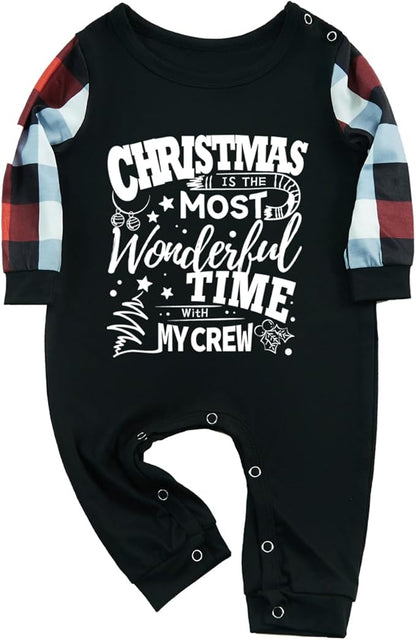 Family Christmas Match Pajamas Set Christmas Family Matching Pjs Sets With Pocket