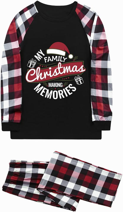 Family Christmas Match Pajamas Set Christmas Family Matching Pjs Sets With Pocket