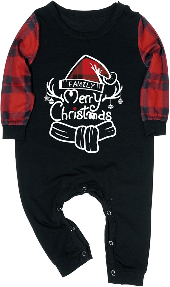 Family Christmas Match Pajamas Christmas Family Pjs Matching Sets With Pocket