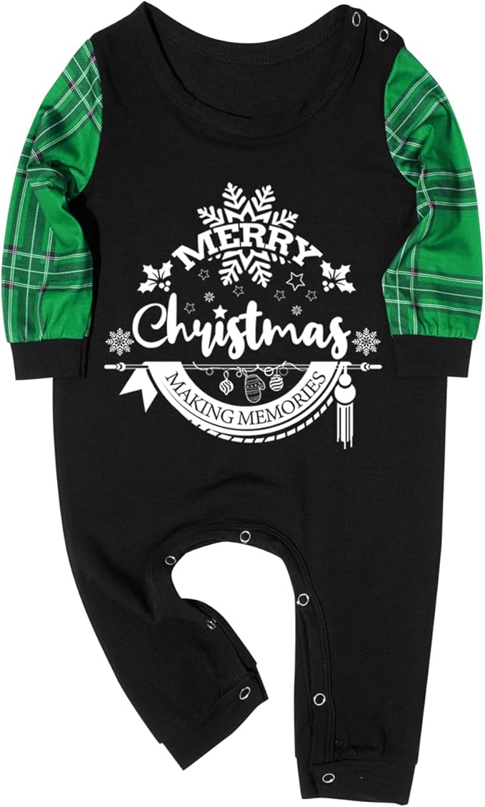 Family Christmas Match Pajamas Christmas Family Pjs Matching Sets With Pocket