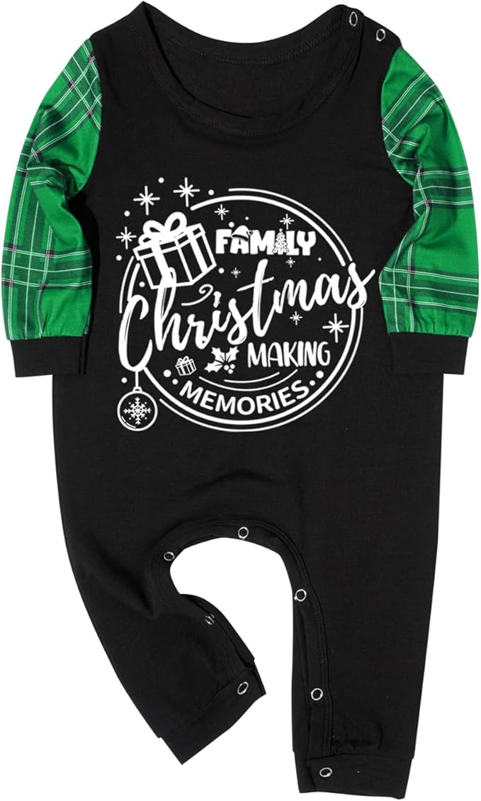 Family Christmas Match Pajamas Set Christmas Family Matching Pjs Sets With Pocket