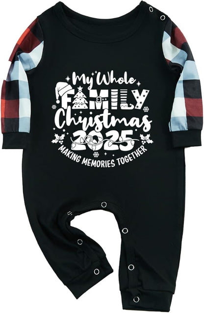 Family Christmas Match Pajamas Christmas Family Pjs Matching Sets With Pocket