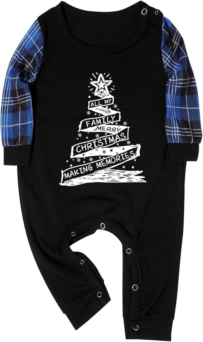 Family Christmas Match Pajamas Christmas Family Pjs Matching Sets With Pocket