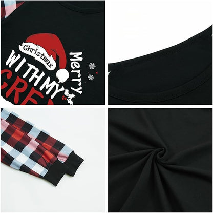 Family Christmas Match Pajamas Christmas Family Pjs Matching Sets With Pocket