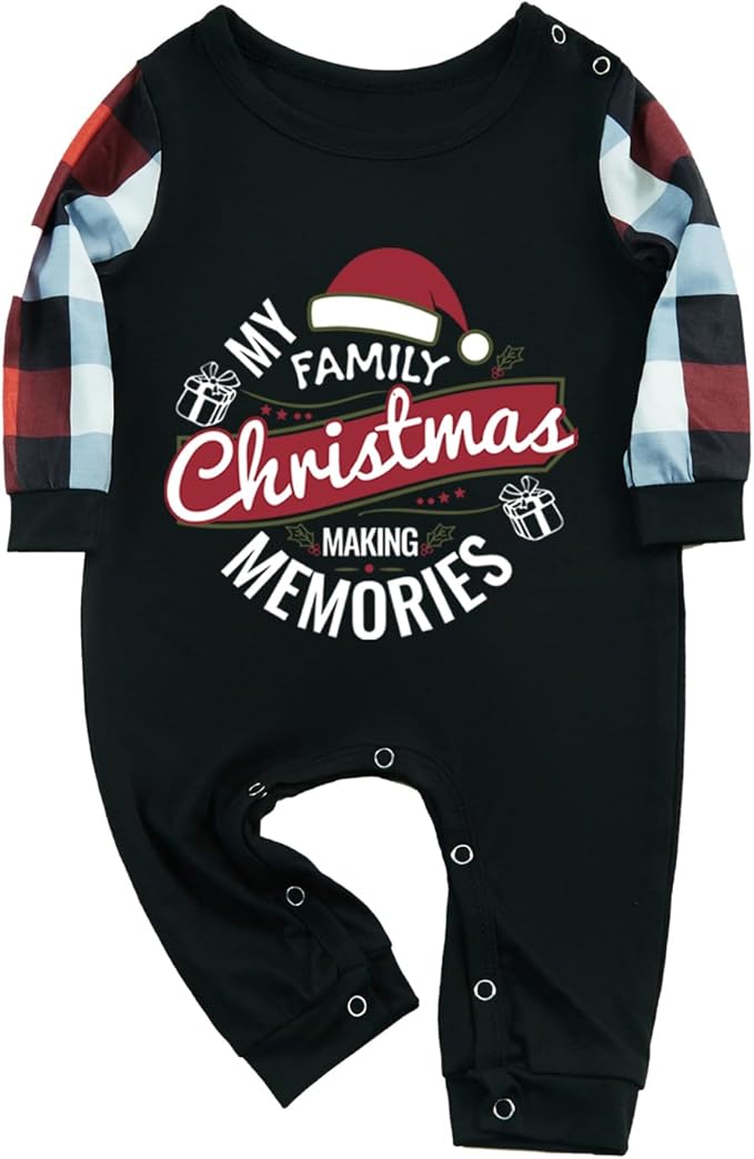 Family Christmas Match Pajamas Christmas Family Pjs Matching Sets With Pocket