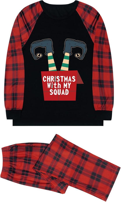 Family Christmas Match Pajamas Set Christmas Family Matching Pjs Sets With Pocket