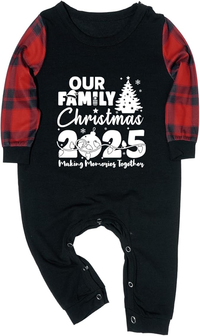 Family Christmas Match Pajamas Set Christmas Family Matching Pjs Sets With Pocket