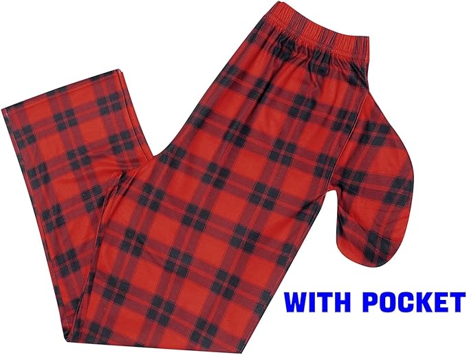 Family Christmas Match Pajamas Christmas Family Pjs Matching Sets With Pocket