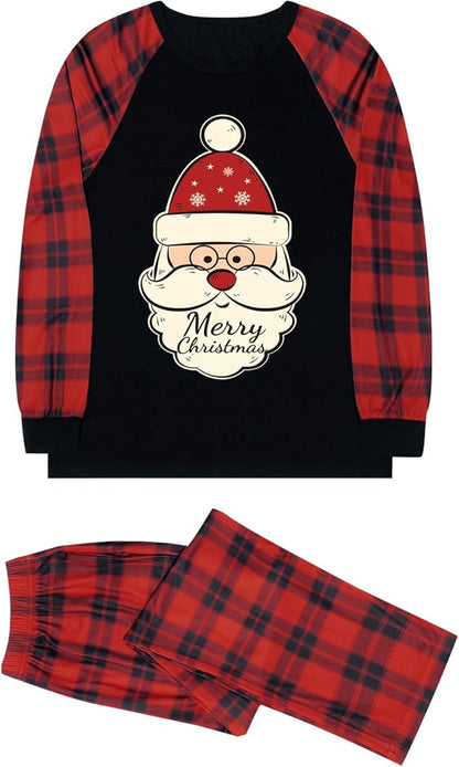 Family Christmas Match Pajamas Christmas Family Pjs Matching Sets With Pocket