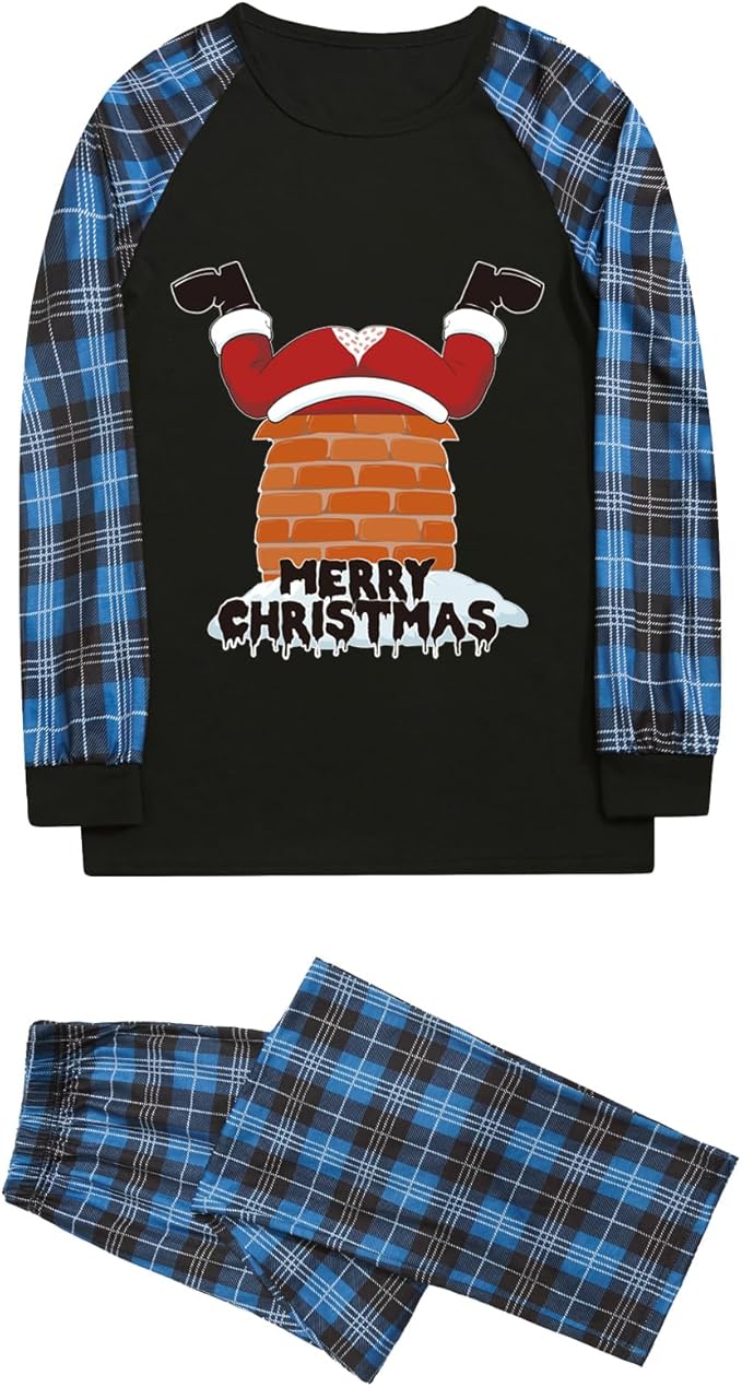 Family Christmas Match Pajamas Set Christmas Family Matching Pjs Sets With Pocket