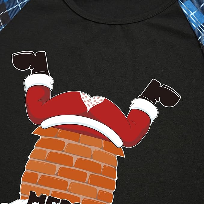 Family Christmas Match Pajamas Set Christmas Family Matching Pjs Sets With Pocket