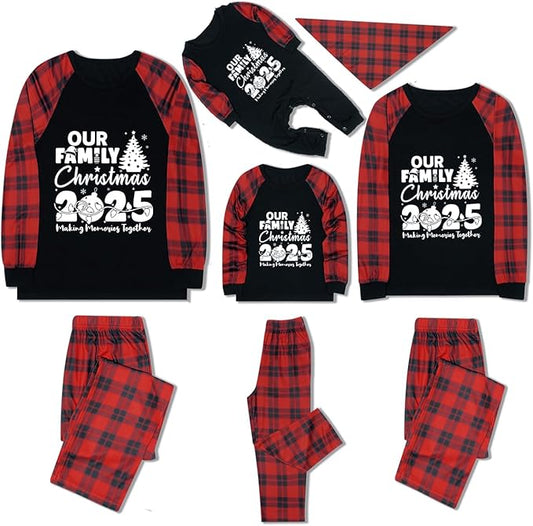 Christmas Pajamas for Family Christmas Pjs Family Pjs Matching Sets With Pocket