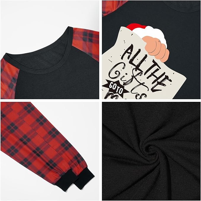 Christmas Pajamas for Family Christmas Pjs Family Pjs Matching Sets With Pocket