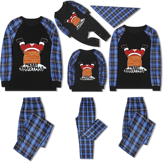 Christmas Pajamas for Family Christmas Pjs Family Pjs Matching Sets With Pocket
