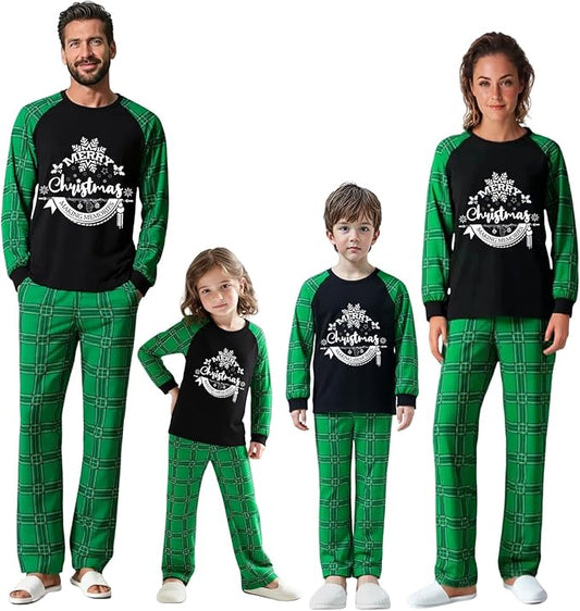 Family Christmas Match Pajamas Set Christmas Family Matching Pjs Sets With Pocket