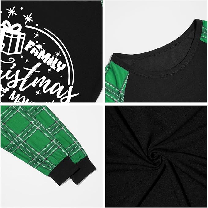 Family Christmas Match Pajamas Christmas Family Pjs Matching Sets With Pocket