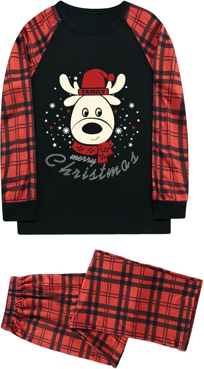 Family Christmas Match Pajamas Christmas Family Pjs Matching Sets With Pocket