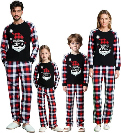 Family Christmas Match Pajamas Christmas Family Pjs Matching Sets With Pocket