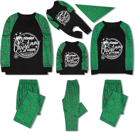 Christmas Pajamas for Family Christmas Pjs Family Pjs Matching Sets With Pocket