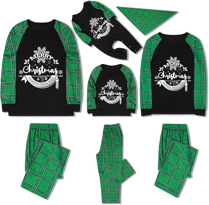 Christmas Pajamas for Family Christmas Pjs Family Pjs Matching Sets With Pocket
