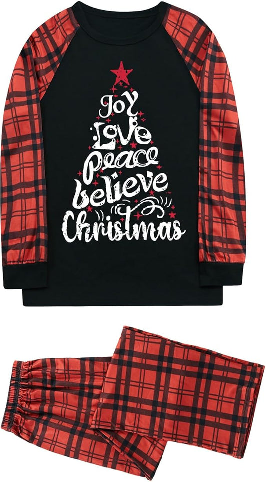 Christmas Pajamas for Family Christmas Pjs Family Pjs Matching Sets With Pocket