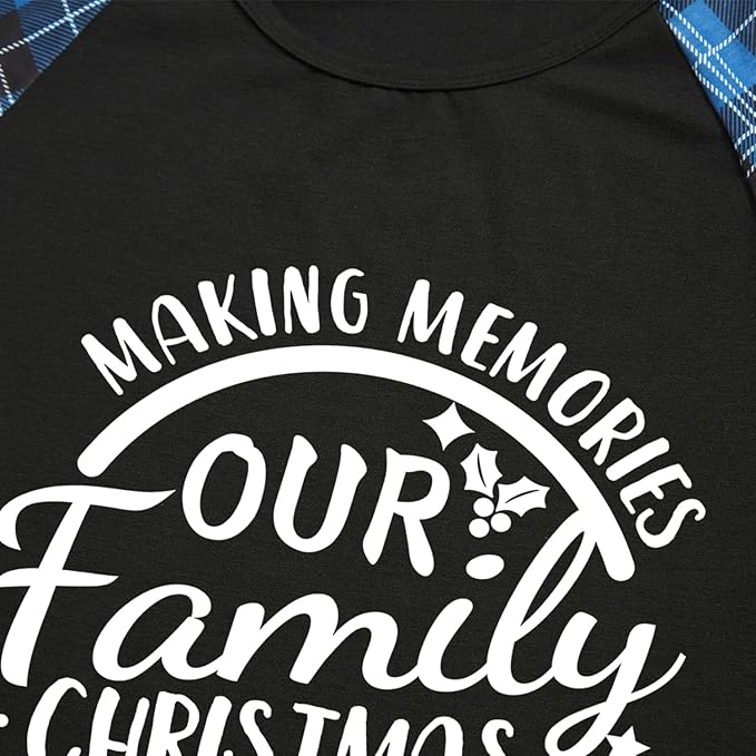 Family Christmas Match Pajamas Set Christmas Family Matching Pjs Sets With Pocket