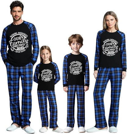 Family Christmas Match Pajamas Christmas Family Pjs Matching Sets With Pocket