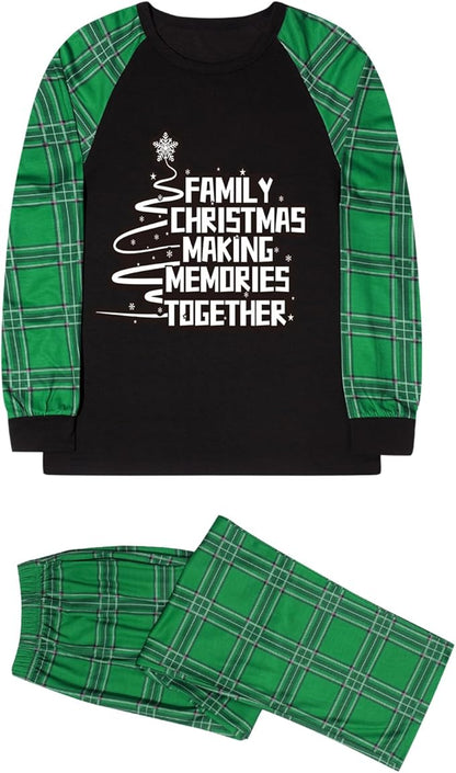 Family Christmas Match Pajamas Set Christmas Family Matching Pjs Sets With Pocket