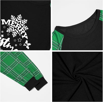 Family Christmas Match Pajamas Christmas Family Pjs Matching Sets With Pocket