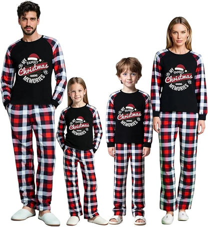 Family Christmas Match Pajamas Christmas Family Pjs Matching Sets With Pocket