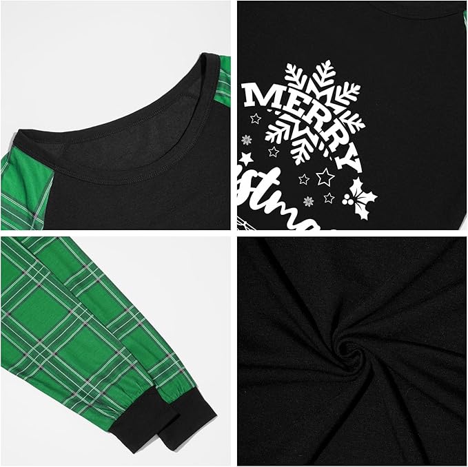 Christmas Pajamas for Family Christmas Pjs Family Pjs Matching Sets With Pocket