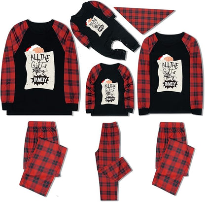 Christmas Pajamas for Family Christmas Pjs Family Pjs Matching Sets With Pocket
