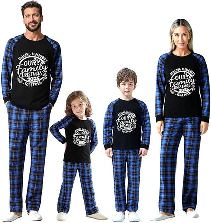 Family Christmas Match Pajamas Set Christmas Family Matching Pjs Sets With Pocket