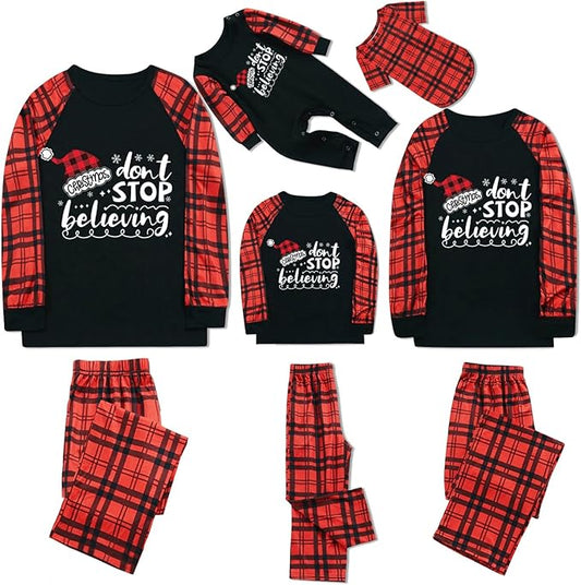 Christmas Pajamas for Family Christmas Pjs Family Pjs Matching Sets With Pocket