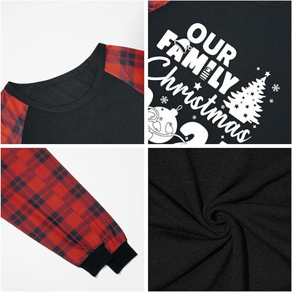 Christmas Pajamas for Family Christmas Pjs Family Pjs Matching Sets With Pocket