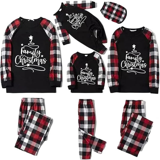 Christmas Pajamas for Family Christmas Pjs Family Pjs Matching Sets With Pocket