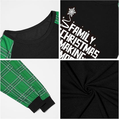 Christmas Pajamas for Family Christmas Pjs Family Pjs Matching Sets With Pocket