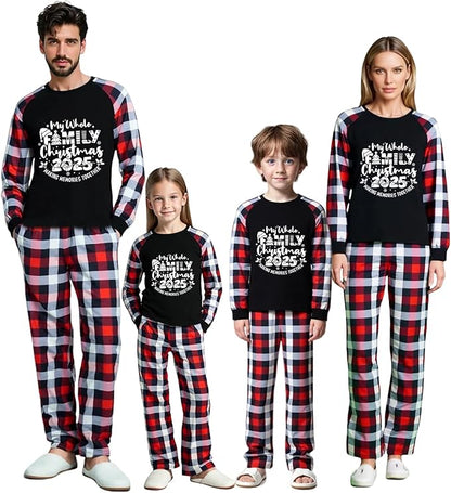 Family Christmas Match Pajamas Christmas Family Pjs Matching Sets With Pocket
