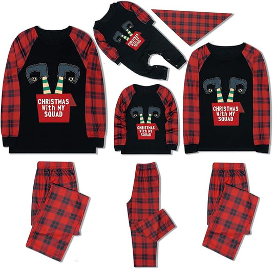 Christmas Pajamas for Family Christmas Pjs Family Pjs Matching Sets With Pocket