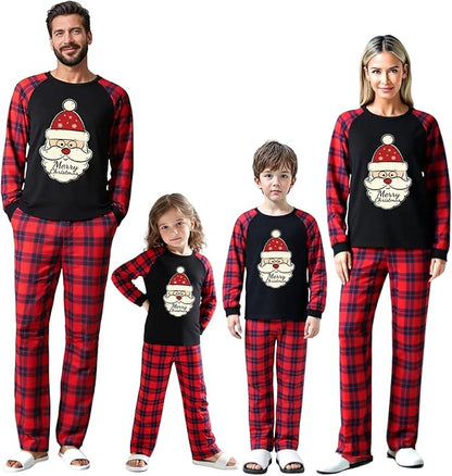 Family Christmas Match Pajamas Set Christmas Family Matching Pjs Sets With Pocket