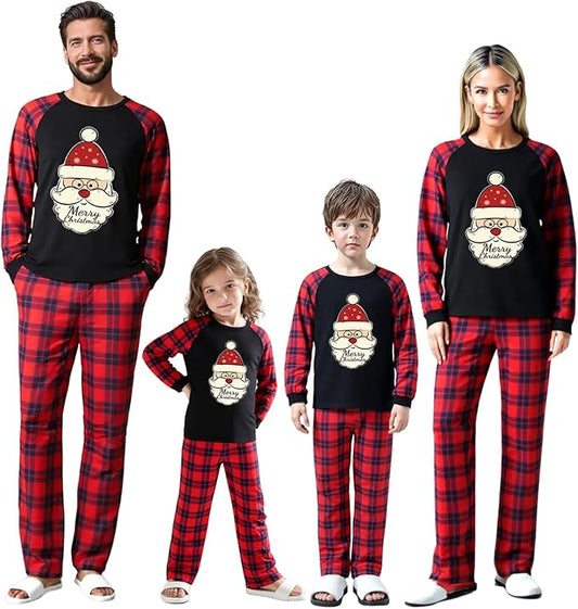 Family Christmas Match Pajamas Set Christmas Family Matching Pjs Sets With Pocket