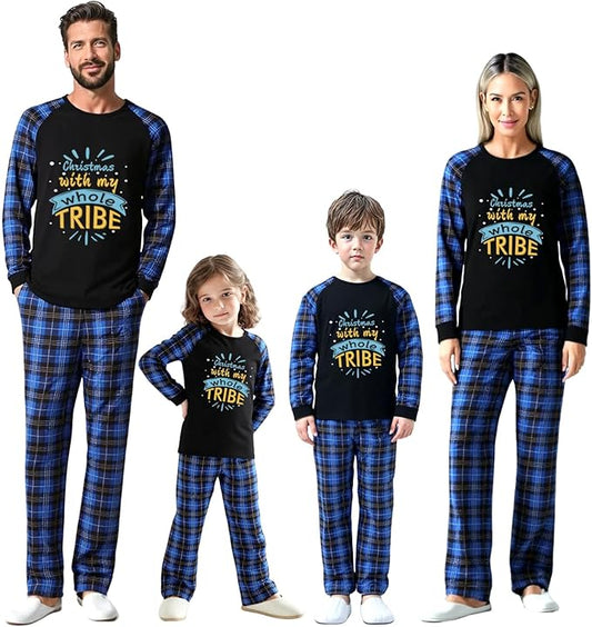 Family Christmas Match Pajamas Set Christmas Family Matching Pjs Sets With Pocket