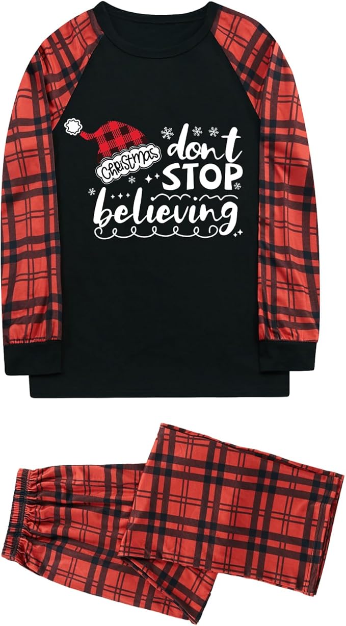 Christmas Pajamas for Family Christmas Pjs Family Pjs Matching Sets With Pocket