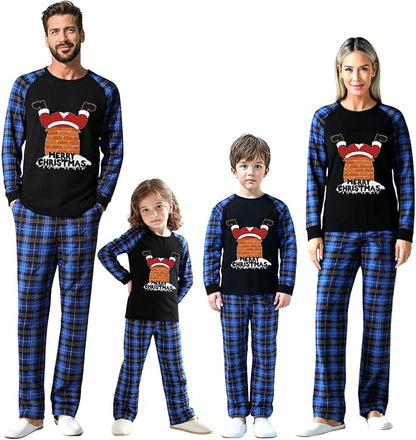 Family Christmas Match Pajamas Set Christmas Family Matching Pjs Sets With Pocket