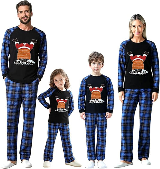 Family Christmas Match Pajamas Set Christmas Family Matching Pjs Sets With Pocket